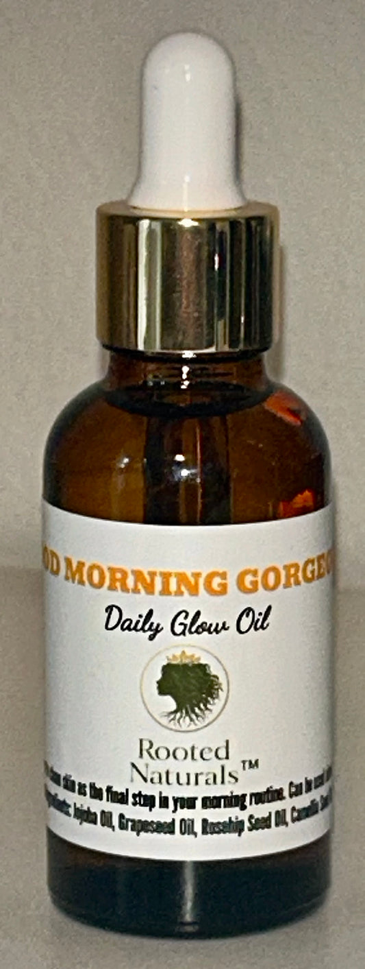 Rooted Naturals Good Morning Gorgeous Daily Glow facial oil